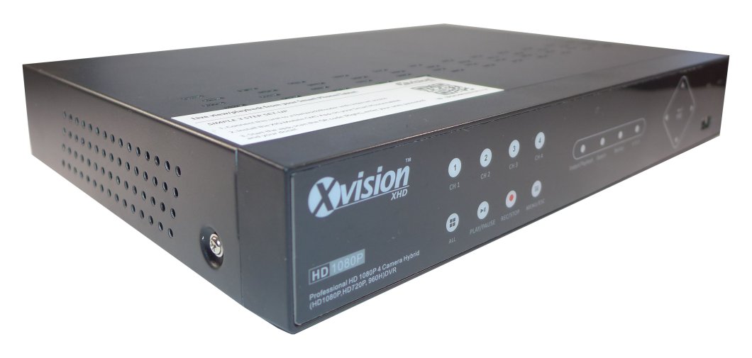 Grabador DVR profesional AHD 1080P/960H/720P - 4 entradas