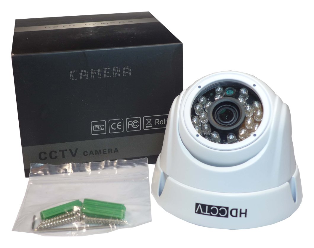 AHD säkerhetskamera HD720P med 20m IR LED