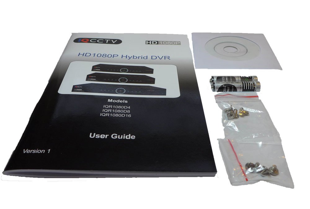 Grabador DVR AHD 1080P/960H/720P - 8 canales + 1TB HDD