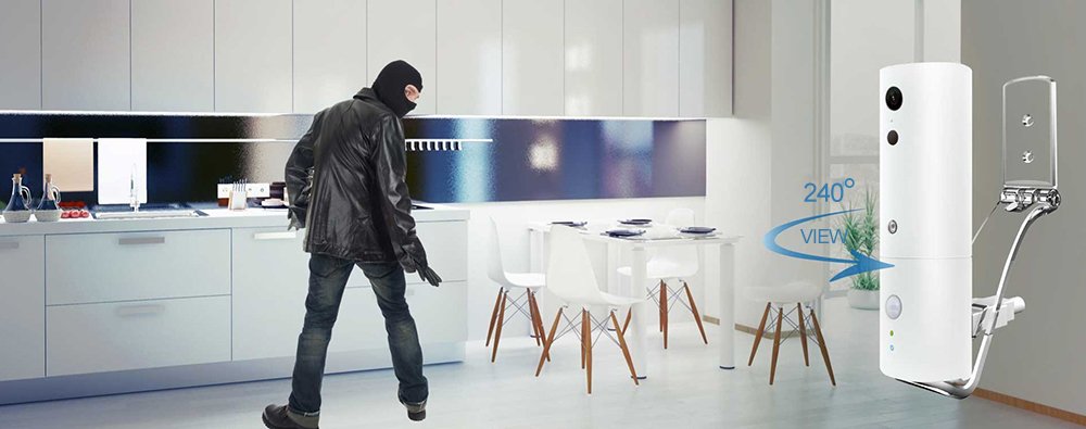 Telecamera di sicurezza IP WiFi per interni - iSensor con risoluzione HD