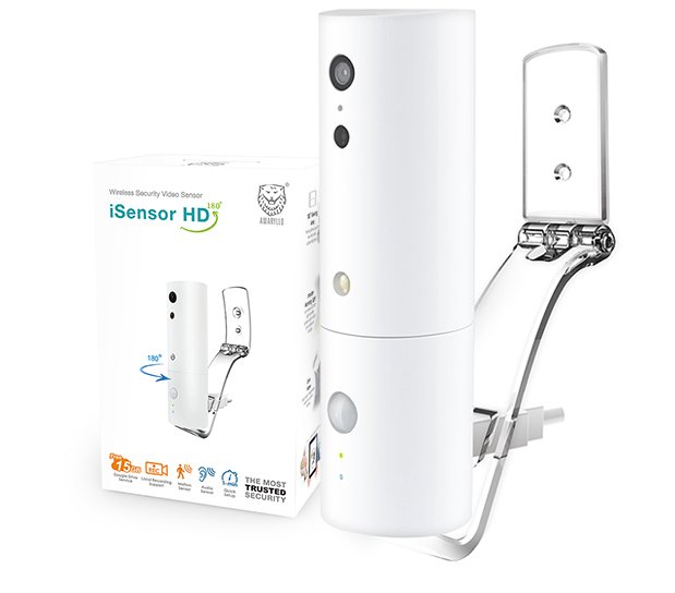 Telecamera di sicurezza IP WiFi per interni - iSensor con risoluzione HD