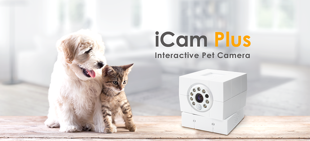 HD IP domácí kamera iCam Plus 360 ° + 8 IR LED