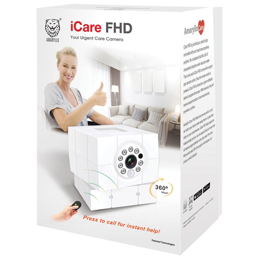 Telecamera IP Full HD iCare FHD - 8 LED IR + Face Detection