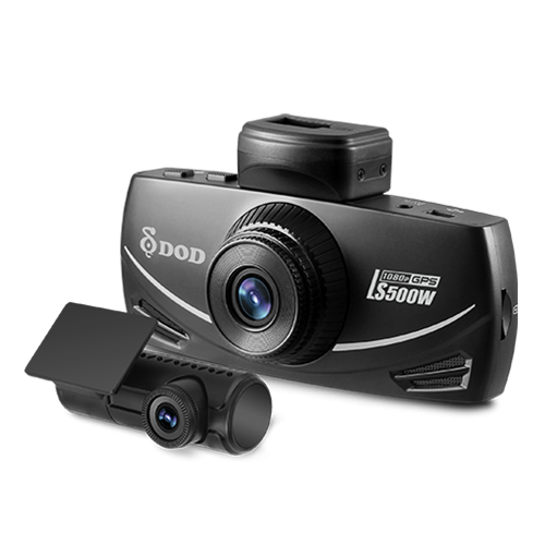 DOD LS500W doble cámara de coche FULL HD 1080P + GPS