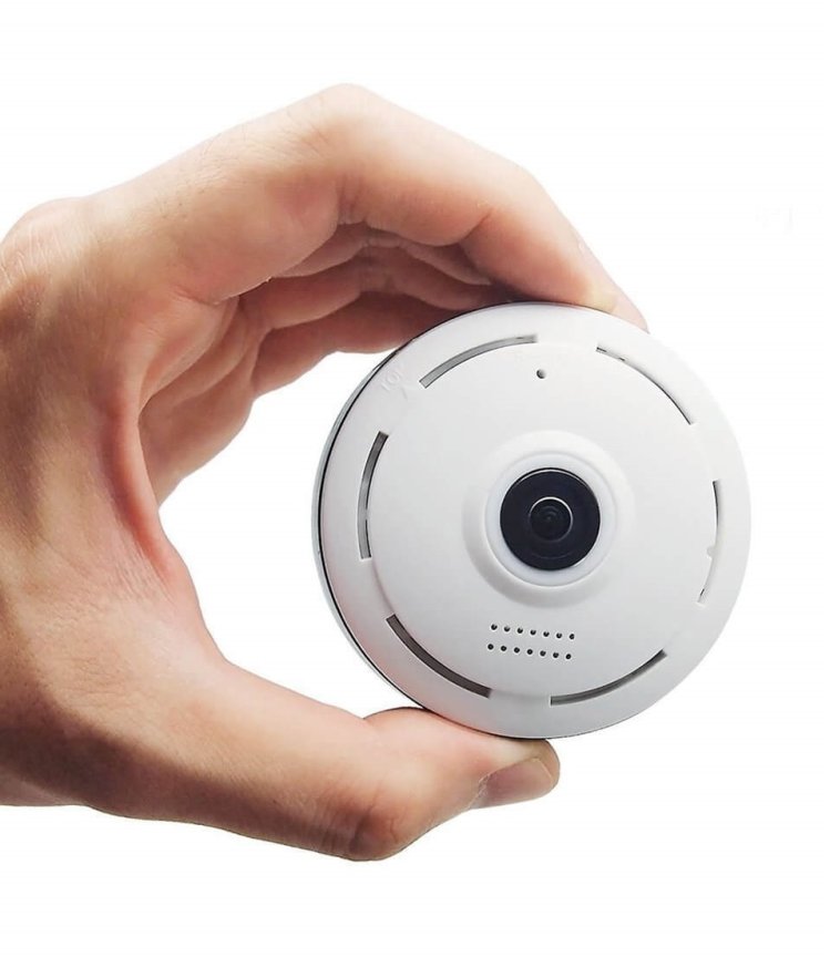 360° HD панорамна шпионска камера с WiFi + IR LED