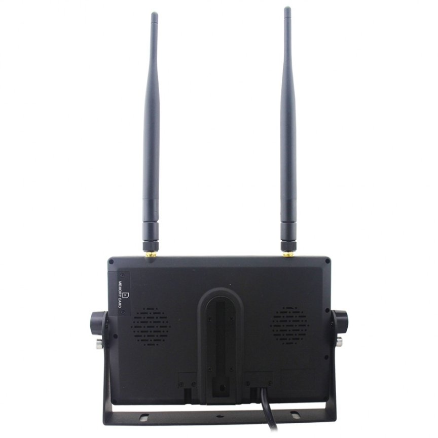 7" LCD-Wende-Monitor mit 2 WiFi-Kameras und DVR-Funktion