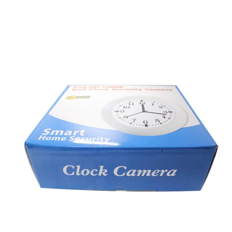 Smart camera in orologio da parete con sensore Full HD e PIR