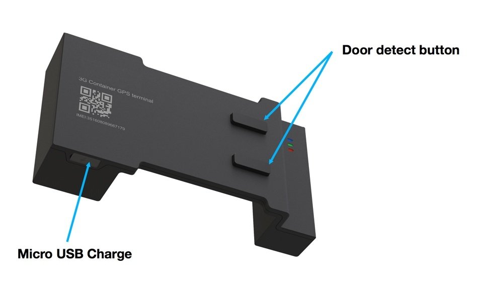 Localizzatore GPS per container IP66 waterproof + magnete