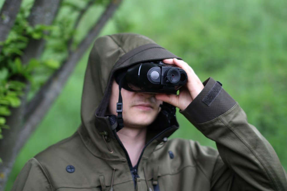 Monoculare con visione notturna a LED IR fino a 100m + zoom ottico 3x