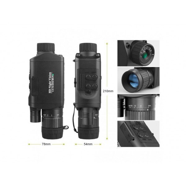 Night vision Bestguarder HD 1280x720 z optiko CMOS 5Mpx