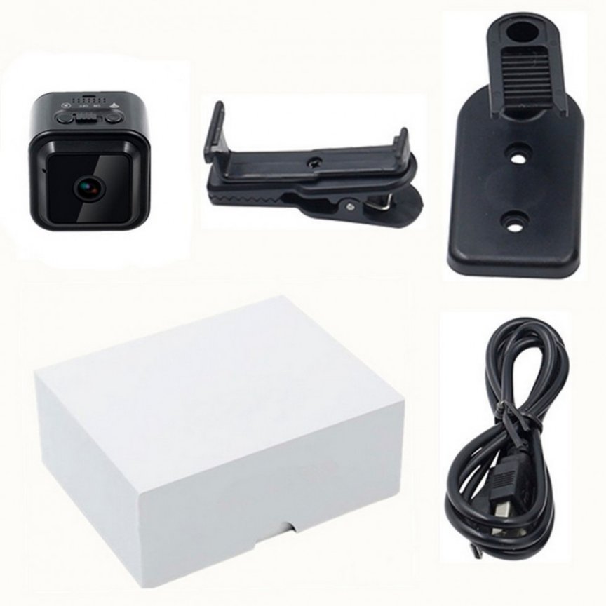 Мини шпионска камера FULL HD + WiFi + IR LED 10м