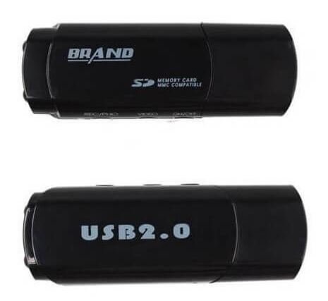 Скрита камера USB ключ FULL HD + детекция на движение с IR LED