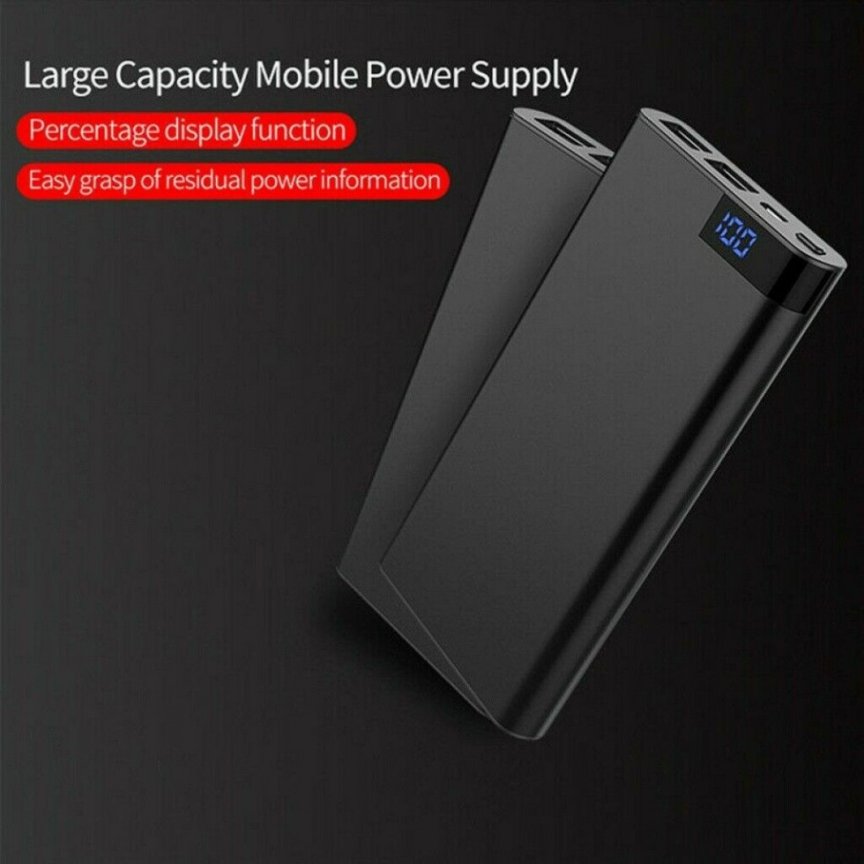 Cámara WiFi 4K en power bank 10000mAh con LED IR