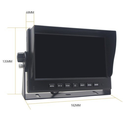 Telecamera di backup HD con monitor 7" HD - Set retrovisore