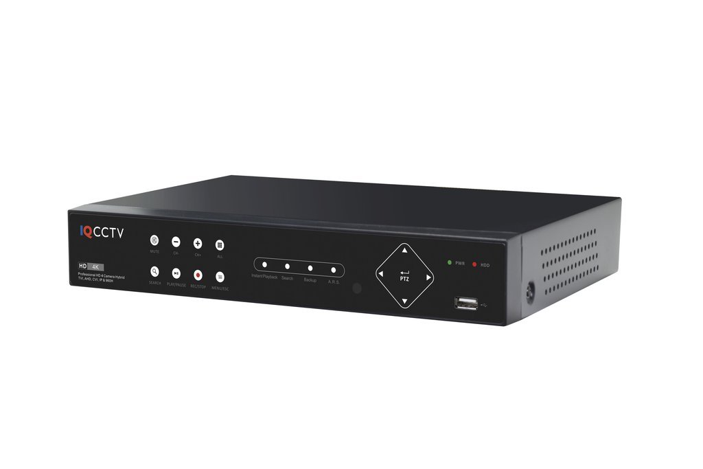 DVR rekordér hybridní AHD 5MP - 4 HD kamery + 2 IP kamery