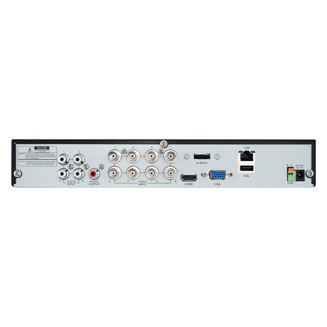 DVR rekordér hybridní AHD 5MP - 8 HD kamery + 4 IP kamery