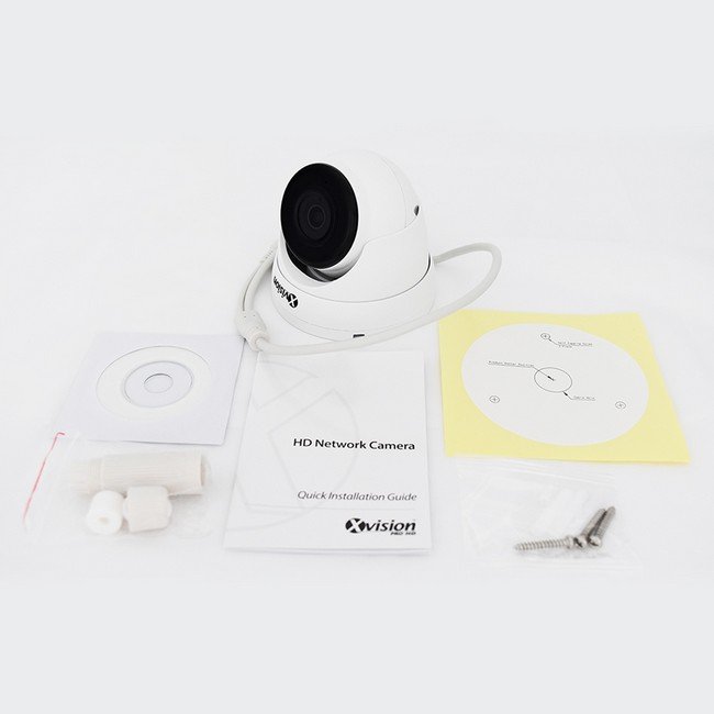 IP kamera 5MP + POE + 99 ° úhel + 40m IR + Mikrofonem