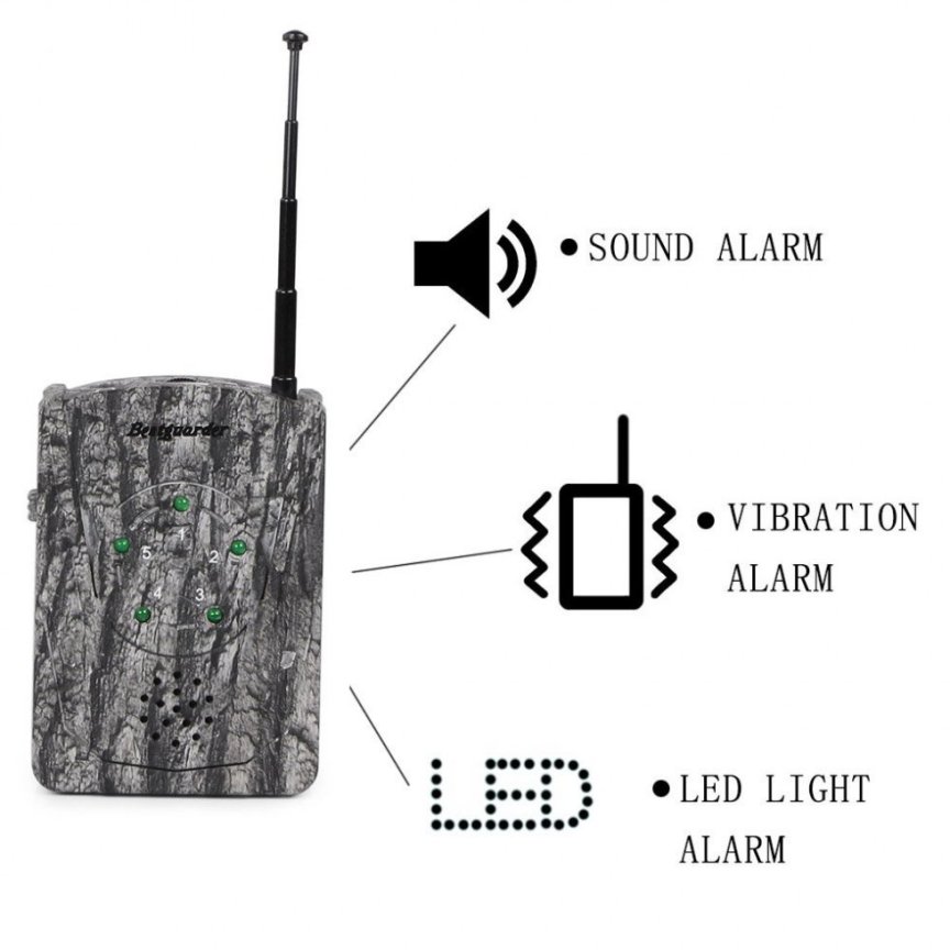 WiFi lovski alarm Bestguarder 1 sprejemnik + 5 senzorjev