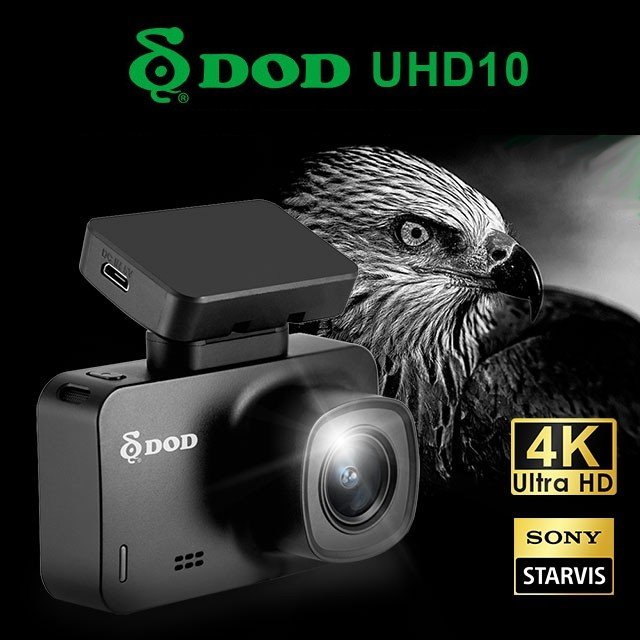 Salpicadero Cámara coche 4K DOD UHD10 + pantalla 2,5" + SONY STARVIS