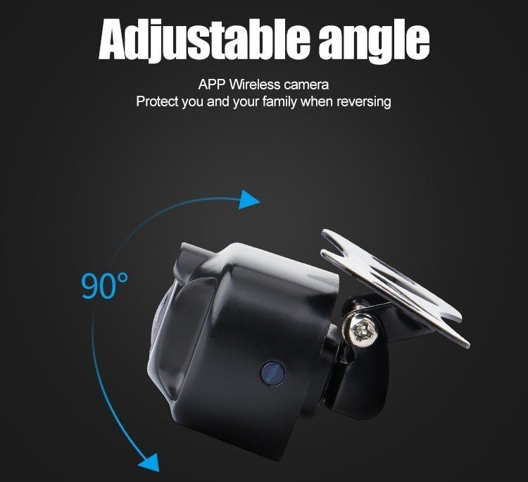 Mini telecamera di parcheggio wifi per cellulare 130° + visione notturna