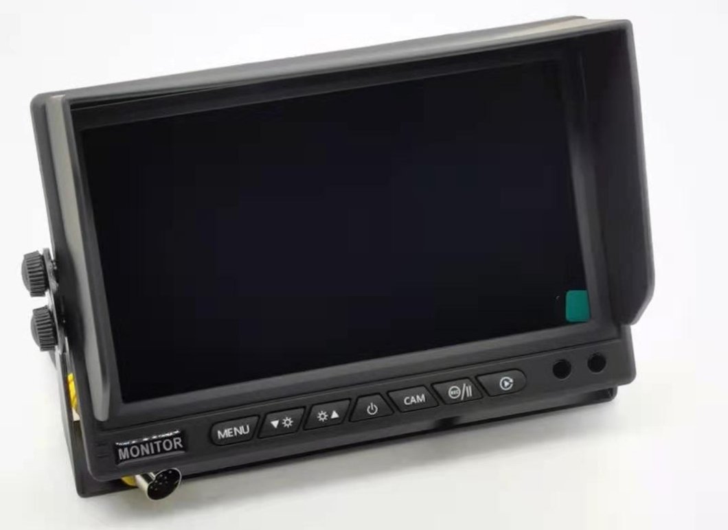 Monitor auto de 7" pentru 4 camere de marșarier AHD/CVBS + ÎNREGISTRARE