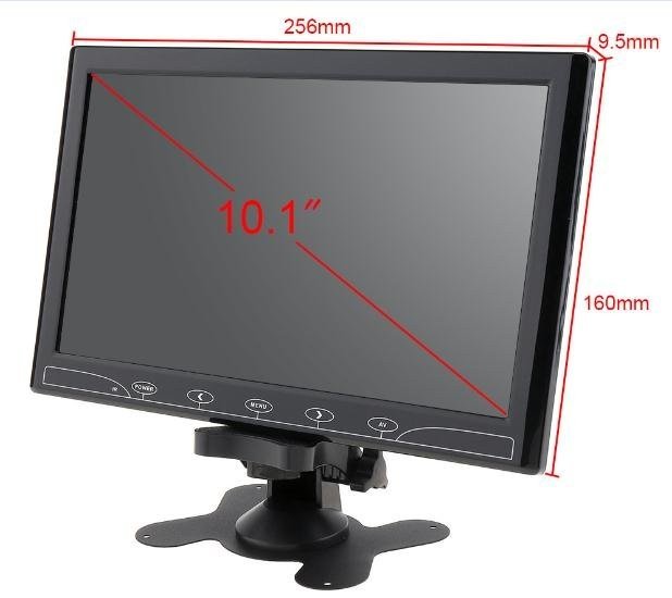 Monitor WiFi 10" Mirror link - Conexión HDMI, VGA, AV