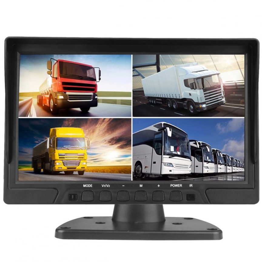 Monitor LCD 4G DVR 10,1" para coche + LIVE stream y seguimiento GPS