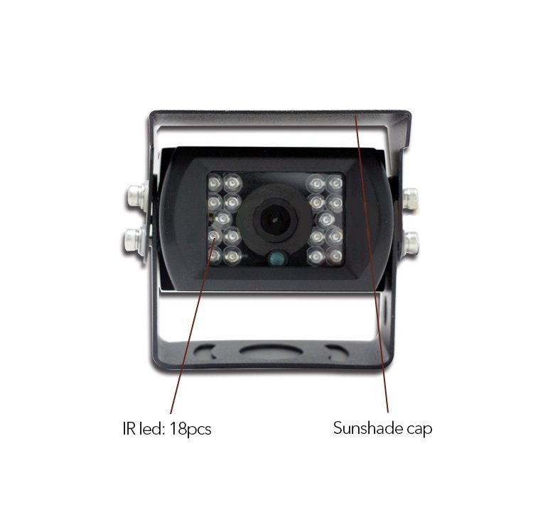 Telecamera di parcheggio resistente a 150° AHD + IP66 e IR LED 13m