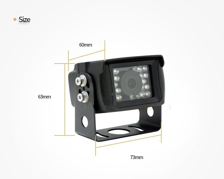 VGA камера за заден ход 150° с IP66 с нощно виждане 18xIR LED
