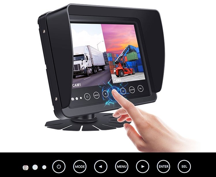 Monitor estanco para barcos 7" AHD LCD + IP68