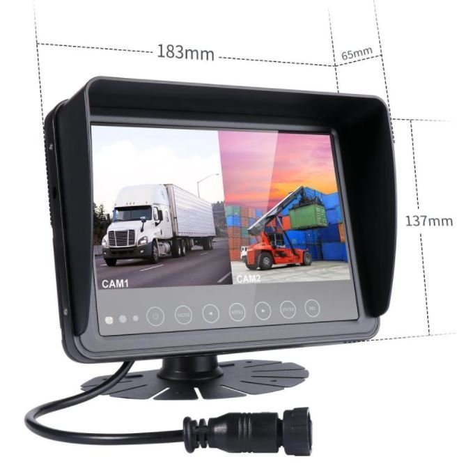 Monitor estanco para barcos 7" AHD LCD + IP68