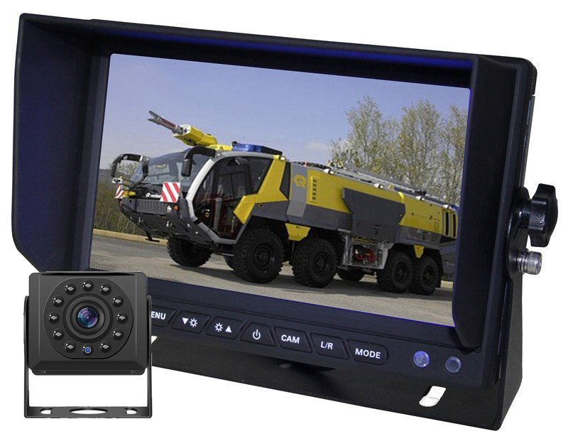 AHD камерна система - 1x хибриден 7" монитор + 4x IR камера