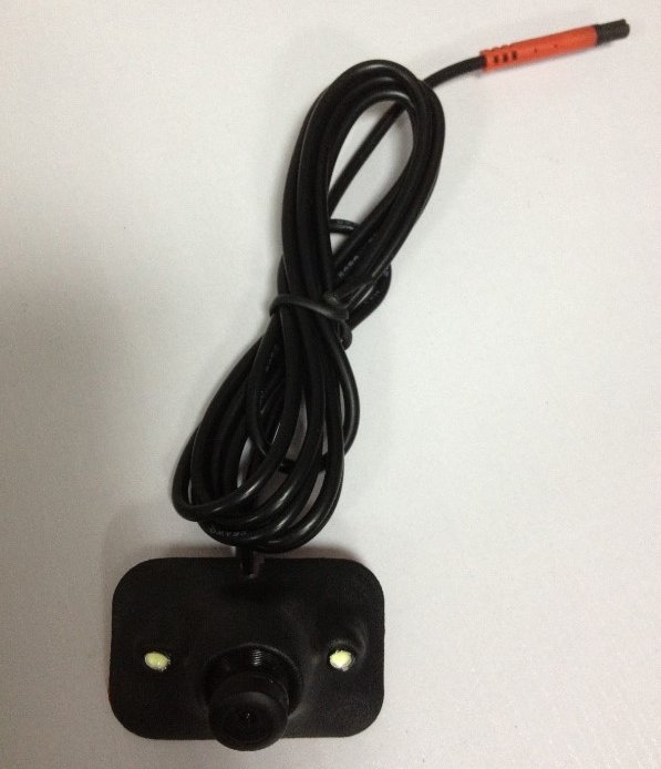 Mini telecamera HD da parcheggio 48x30mm con angolo di 150° + 2x diodi LED