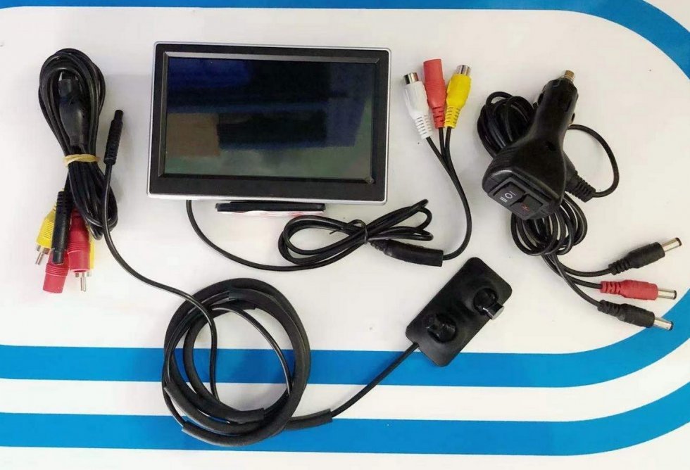HD dual IP68 mini telecamera a specchio laterale con retromarcia a 115°