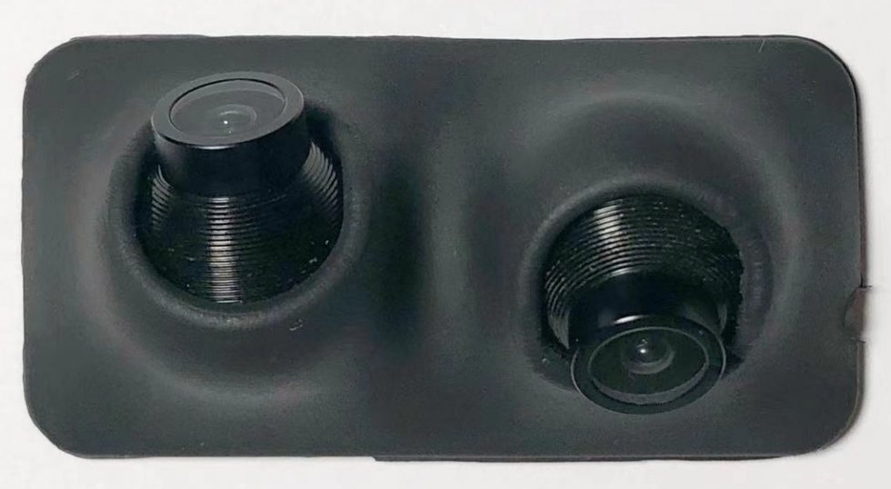 HD dual IP68 mini telecamera a specchio laterale con retromarcia a 115°