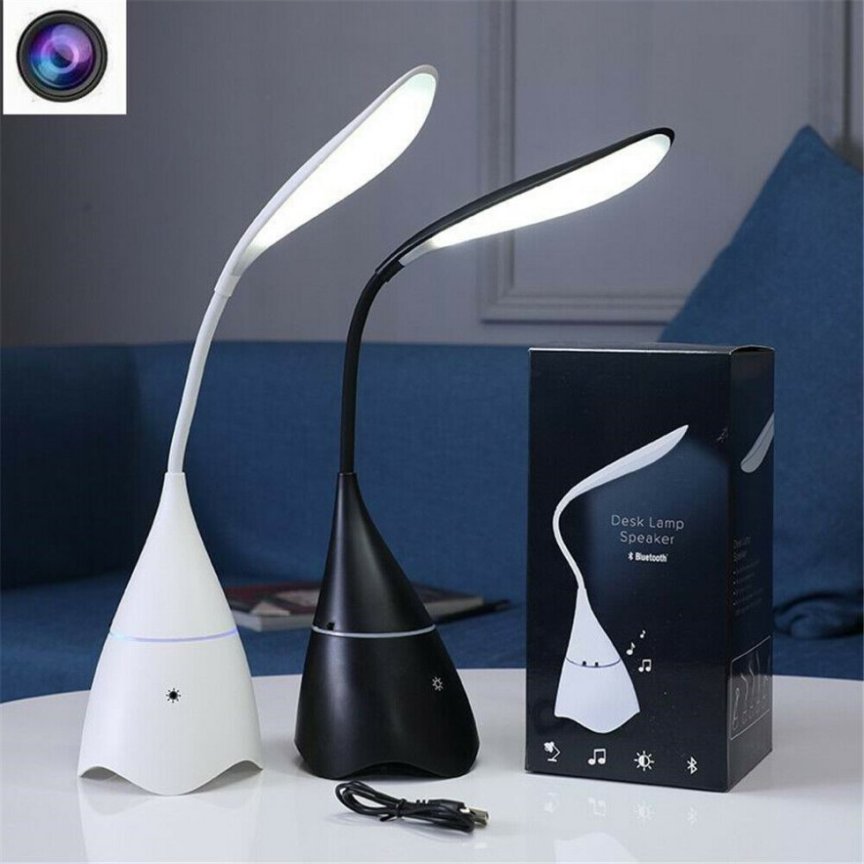 Lampa s FULL HD kamerou + Bluetooth + WiFi + detekce pohybu