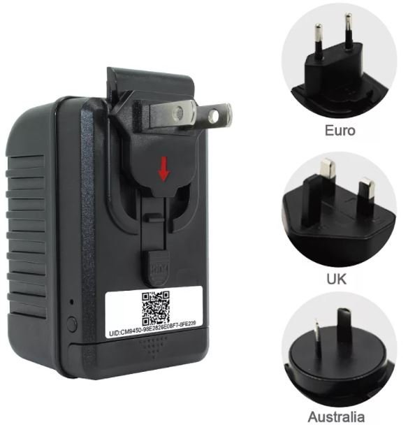 Камера за USB зарядно устройство FULL HD WiFi + IR нощен светодиод