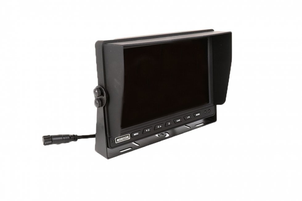 Monitor LCD BSD 7" para 4 cámaras de marcha atrás con grabación de imagen