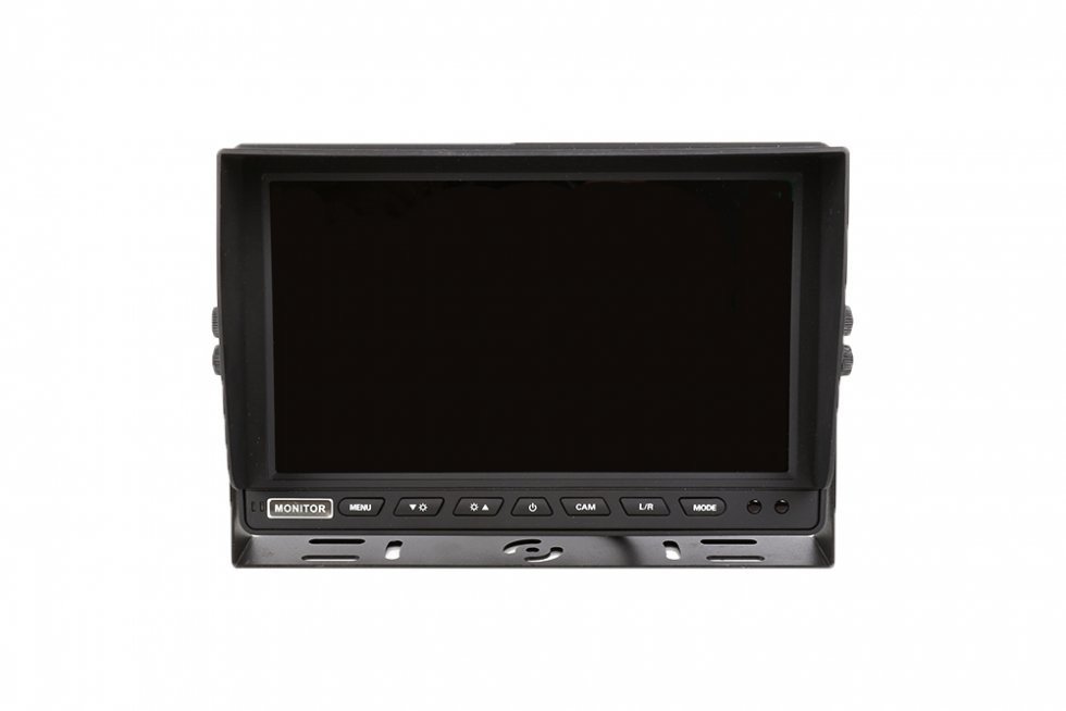 Monitor LCD BSD 7" para 4 cámaras de marcha atrás con grabación de imagen