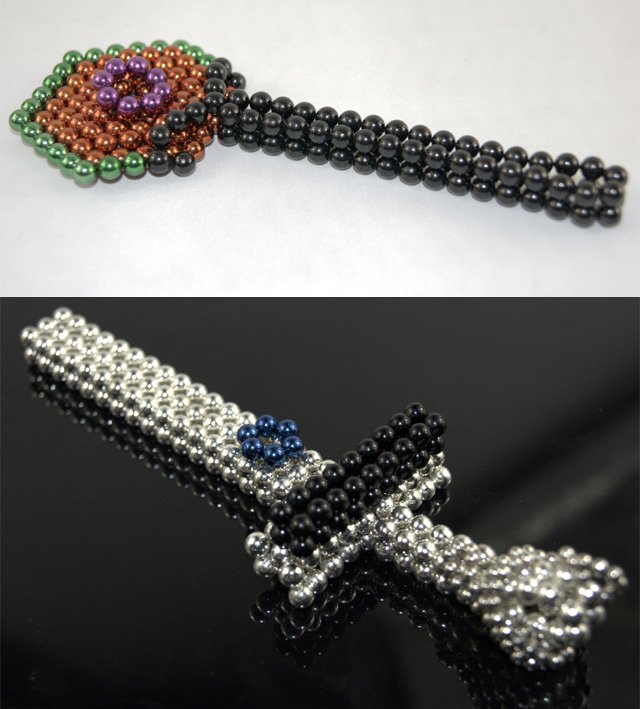 Kuličky antistresové z neodymu - Magnetické kuličky v černé barvě 5 mm