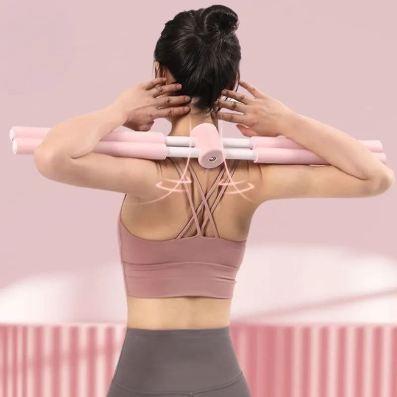Cvičebná pomôcka na strečing – korekčné jogové a pilates palice na chrbát a plecia