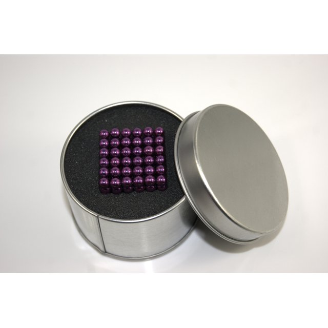 Guličky magnetické skladacie s priemerom 5mm fialové