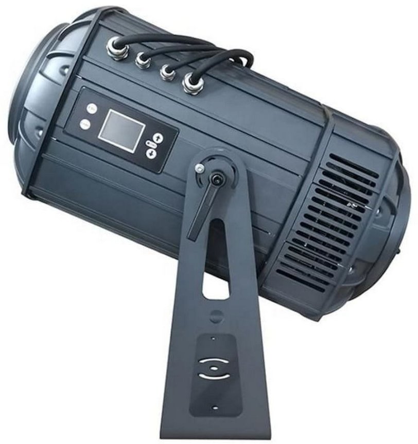 GOBO Projector - проекция на стени до 200M - ZOOM 11°- 46° с 17000 lm + тава за 7xLogo