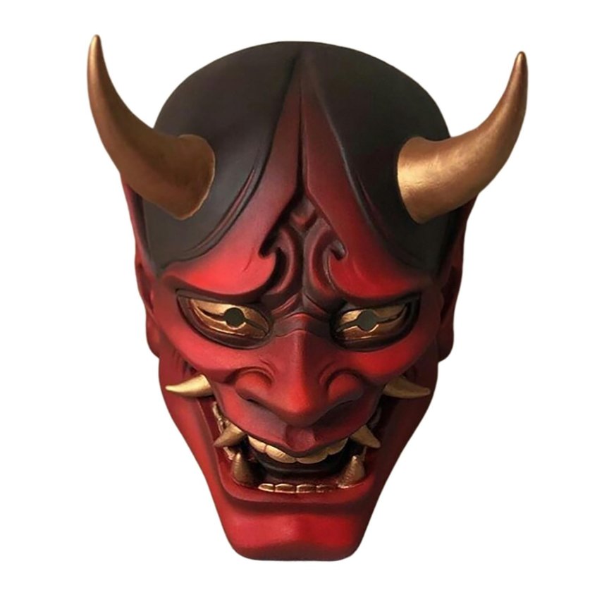 Maska na obličej Japan Demon – hororová japonská maska Démona na Halloween