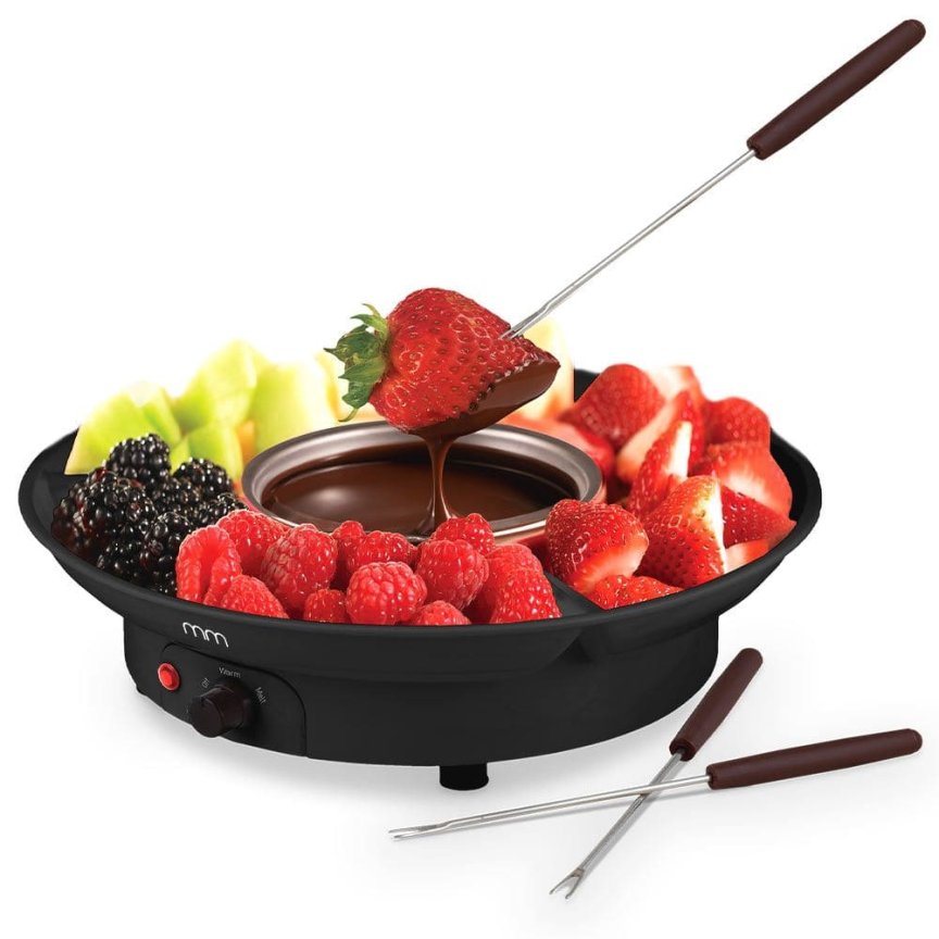 Fondue elektrická sada kapacita 260 ml – Fondue na sýr a čokoládu