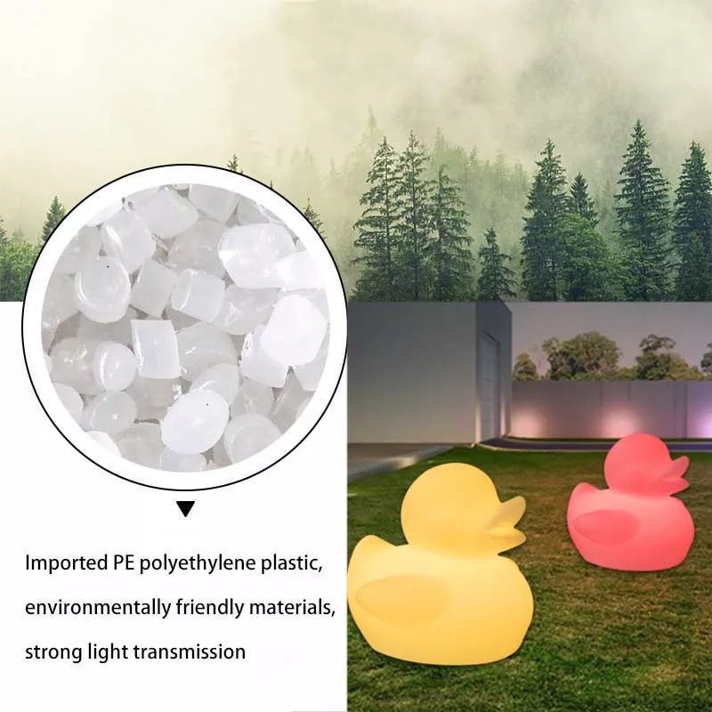 LED kačka plastová 23x29cm s RGB farbami plávajúca + krytie IP65 a diaľkový ovládač