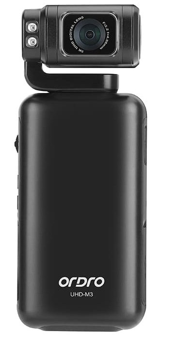 WiFi vlogovacia kamera 4K/5K + 3,5" otočný dotykový displej (180°) + IR LED – model Ordro M3