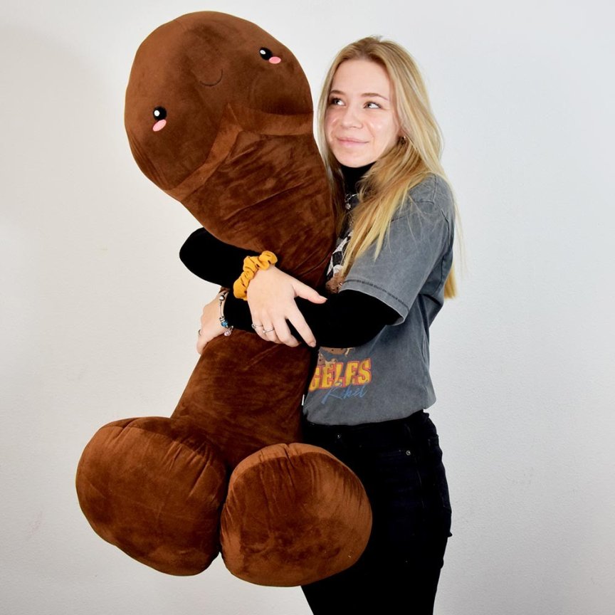Vankúš plyšový penis – plyšák veľký darčekový 100 cm