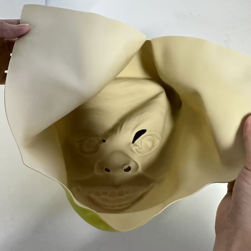 Maska na obličej Shrek – pohádková maska na karneval pro děti i dospělé