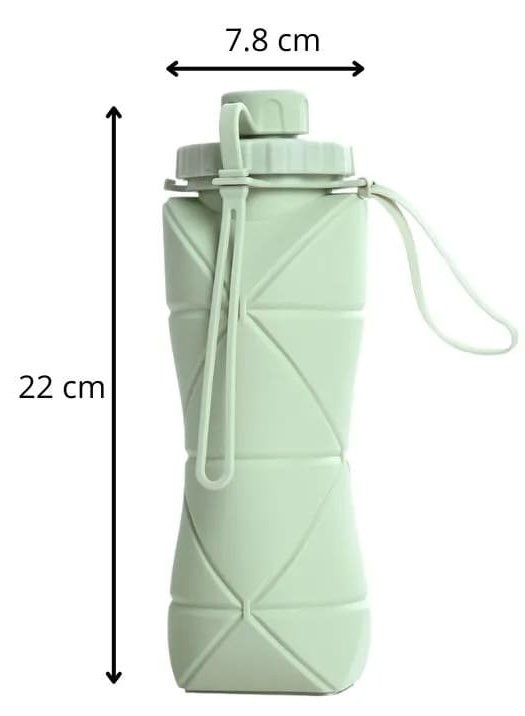 Fľaša na pitie skladacia – fľaša na vodu 600 ml zdravá